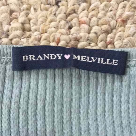 Light Green Brandy Melville Zelly Top - Picture 3 of 3